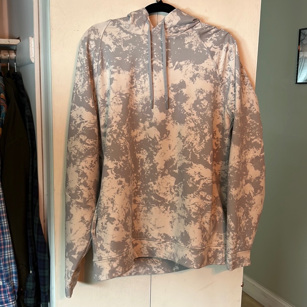 Lululemon | Men’s City Sweat Pullover Hoodie French Terry Spectral White Silver